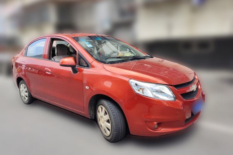 Used Chevrolet Sail 2013 Sedan 1.4L AMT Enjoy Edition Front Right 45 Deg