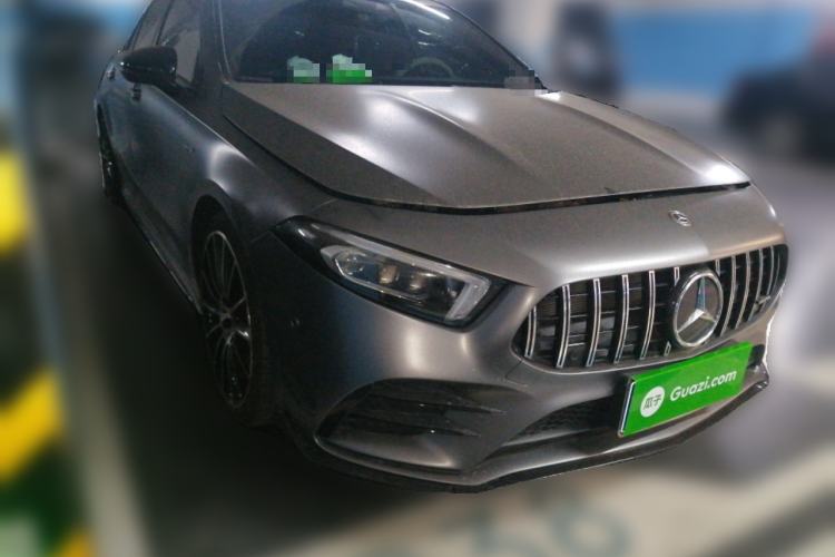 Used Mercedes-Benz A AMG 2020 AMG A 35 L 4MATIC Front Right 45 Deg