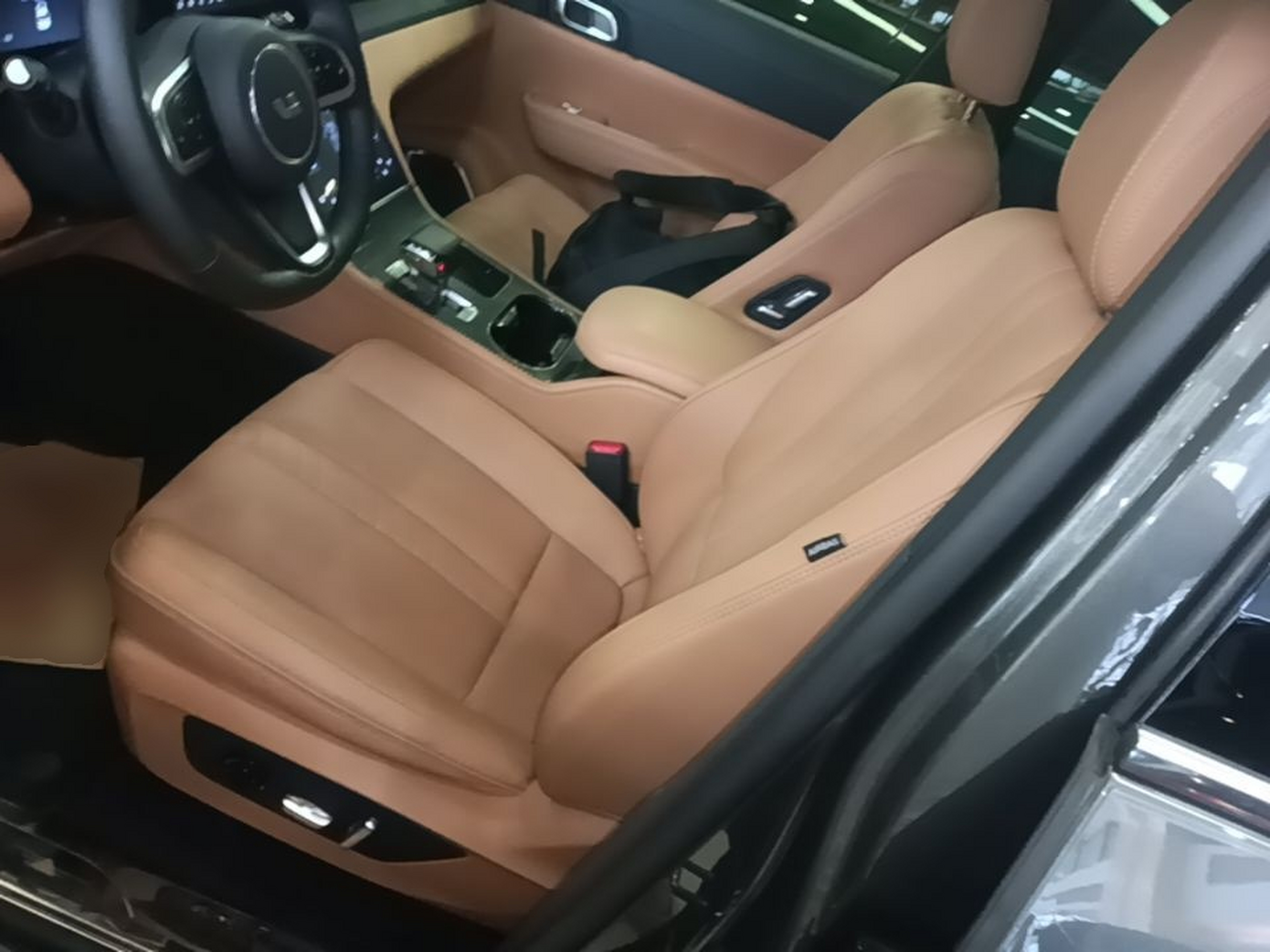 A primeira fila do carro