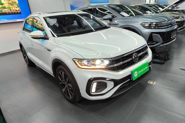 Used Volkswagen T-ROC 2025 Facelifted 300TSI DSG Two-Wheel-Drive Chen Guang Edition Front Right 45 Deg