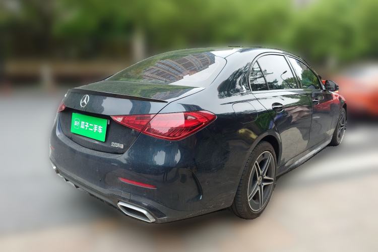 Used Mercedes-Benz C-Class 2023 Restyled C 260 L Night Edition Sports Version Rear Right 45 Deg