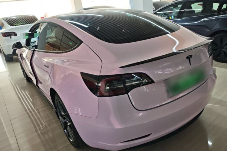 Used Tesla Model 3 2019 Standard Range Rear-Drive Upgraded Version Rear Left 45 Deg