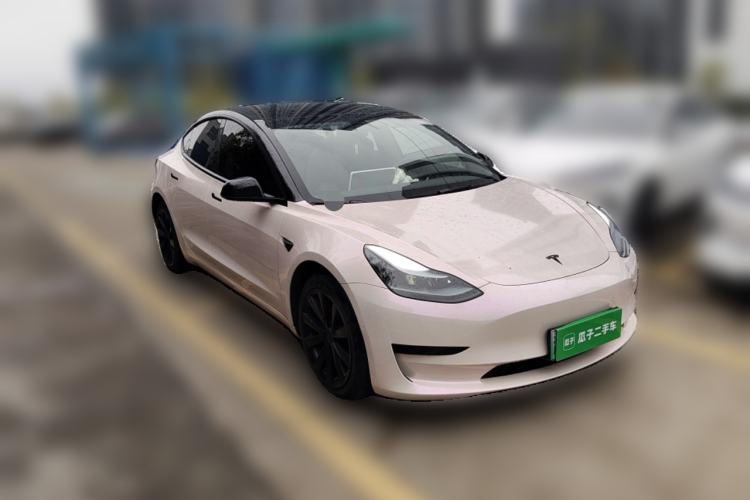 Used Tesla Model 3 2022 Rear-Wheel-Drive Version Front Right 45 Deg