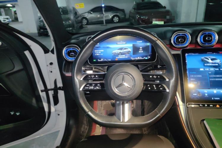 Used Mercedes-Benz C-Class New Energy 2023 C 350 eL Steering Wheel