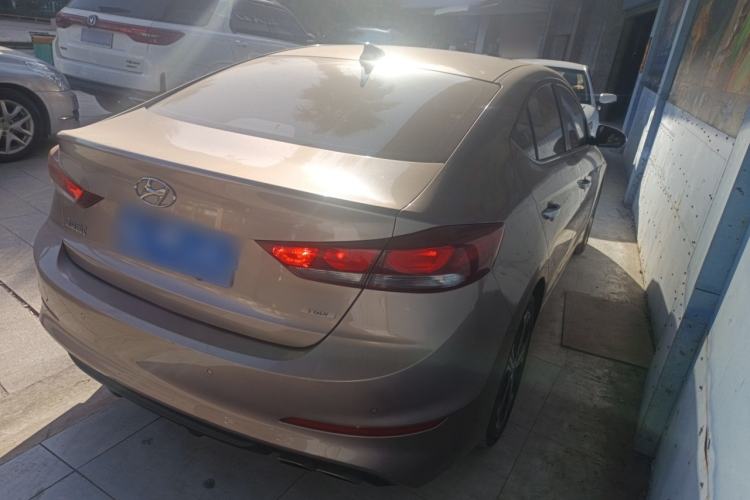 Used Hyundai Elantra (6th Generation / Lingdong) 2018 1.4T Dual-Clutch Xuan Dong · Dynamic Edition Rear Right 45 Deg