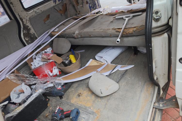 Used Jinbei New Hiace X30L 2018 1.5L Wealth Edition DLCG14 Left Rear Seat