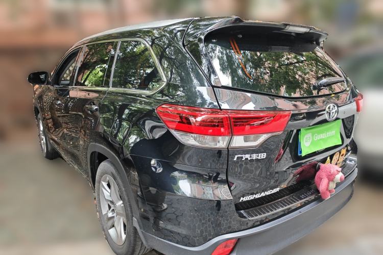 Used Toyota Highlander 2018 2.0T Four-Wheel Drive Prestige Version 7 Seats China V Emission Standard Rear Left 45 Deg