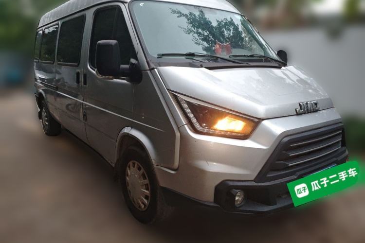 Used JMC Transit 2017 2.8T Commercial Version Long Wheelbase Mid-Roof 6/7/8-Seater JX493 Front Right 45 Deg