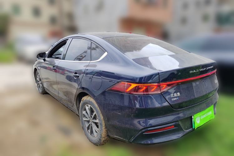 Used BYD Qin PLUS 2023 Champion Edition DM-i 55KM Leading Model Rear Left 45 Deg