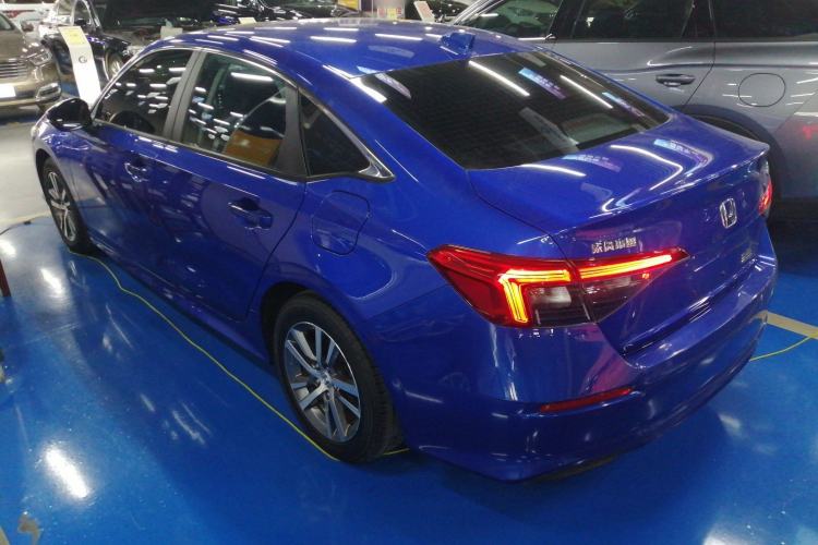 Used Honda Civic 2022 240TURBO CVT Dynamic Edition Rear Left 45 Deg