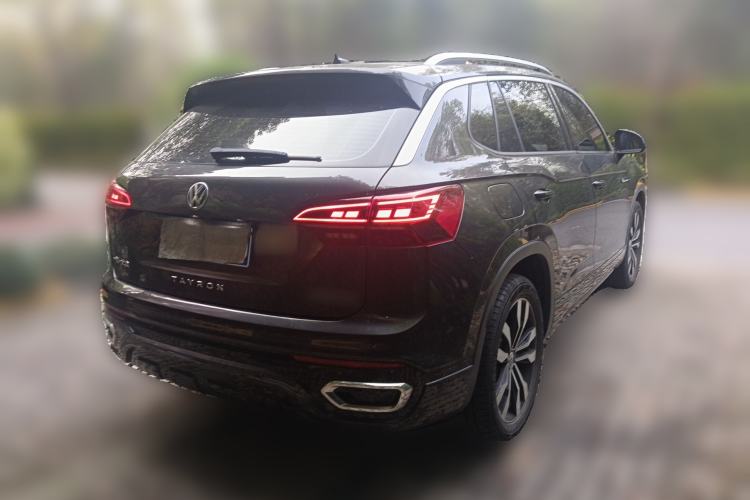 Used Volkswagen Tayron 2021 380TSI All-Wheel Drive R-Line Connected Version Rear Right 45 Deg