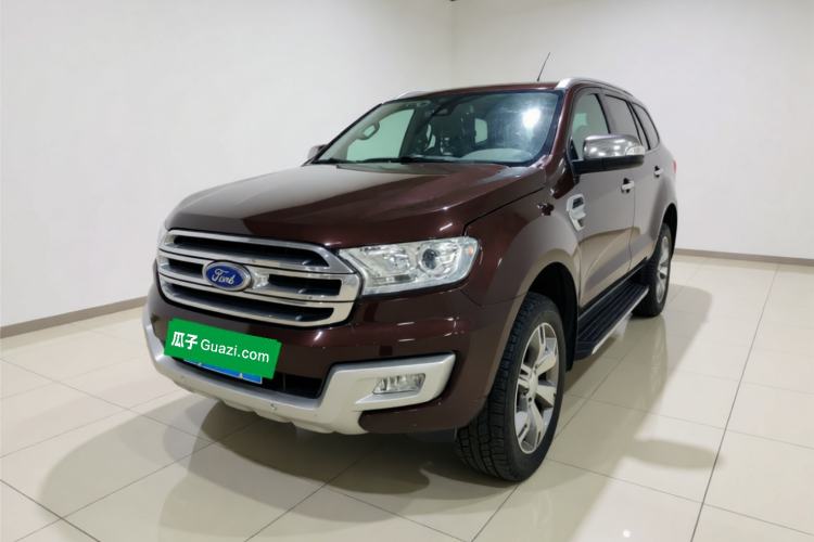 Used Ford Everest 2016 2.0T Gasoline Automatic 4x4 Flagship Edition Guazi used car, China used car export, Used car for sale, Used Ford cars, Cheapest cars for sale