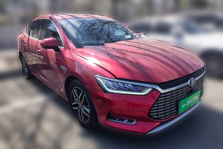 Used BYD Qin Pro New Energy 2019 EV Super Edition High-Power Smart Connect & Premium Model Front Right 45 Deg