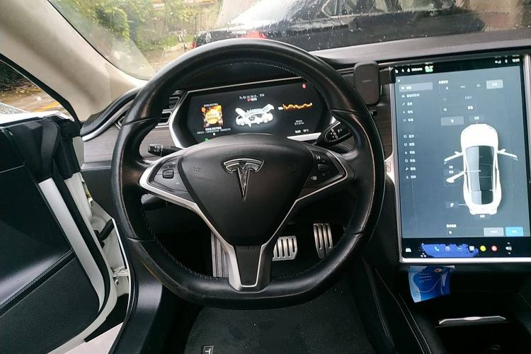 Used Tesla Model S 2014 S P85 Steering Wheel