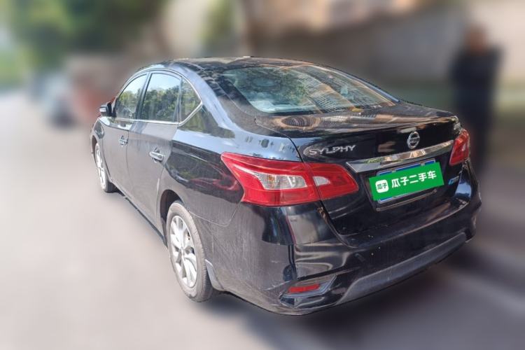 Used Nissan Sylphy 2019 1.6XV CVT Smart Connect Luxury Edition China V Standard Rear Left 45 Deg