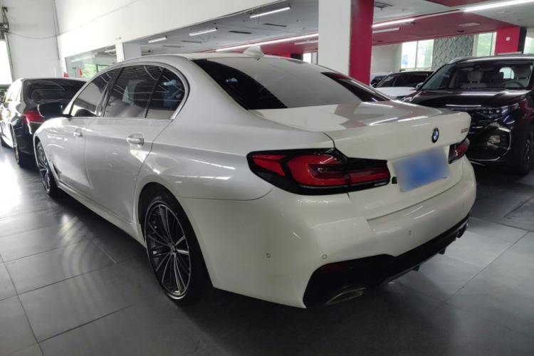 Used BMW 5 Series 2021 530Li Leading Model M Sport Package Rear Left 45 Deg