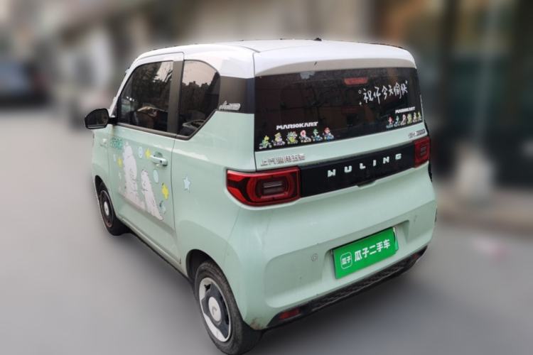 Used Wuling Hongguang MINIEV 2021 Macaron Premium Model – Lithium Iron Phosphate Rear Left 45 Deg