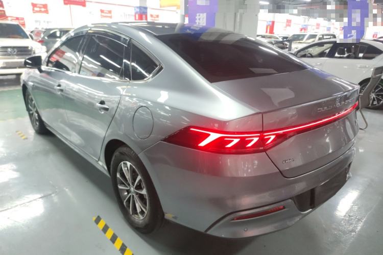 Used BYD Qin PLUS 2023 Champion Edition DM-i 55KM Leading Model Rear Left 45 Deg