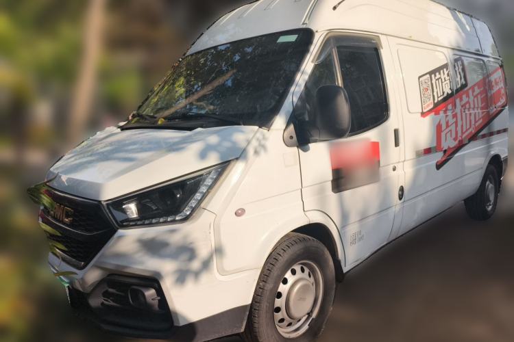Used JMC Transit 2021 2.8T Space King Taurus Long Wheelbase Mid-Height Roof Rear Single Tire 3-Seater Diesel China VI Emission Standard JX493