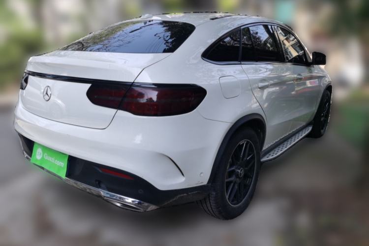 Used Mercedes-Benz GLE Coupe 2017 GLE 400 4MATIC Coupe SUV Rear Right 45 Deg