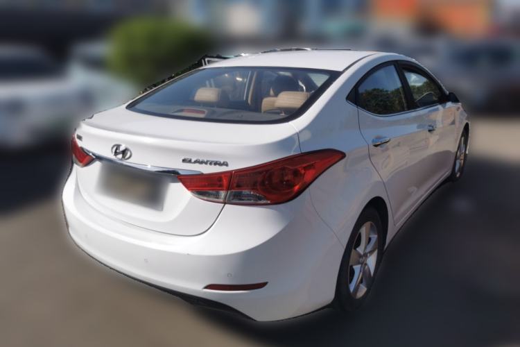 Used Hyundai Elantra (5th Generation / Langdong) 2012 1.6L Automatic Prestige Model Rear Right 45 Deg