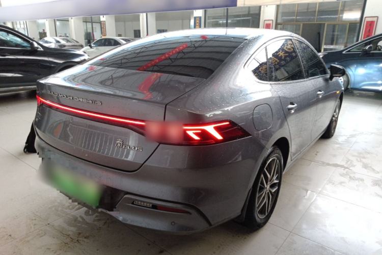 Used BYD Qin PLUS 2021 EV 400KM Luxury Model Rear Right 45 Deg