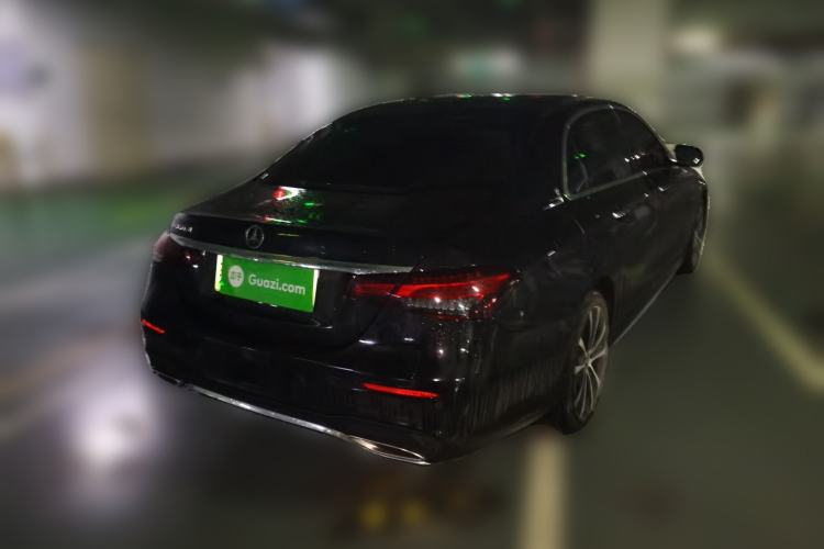 Used Mercedes-Benz E-Class New Energy 2021 E 350 e L Plug-in Hybrid Sports Sedan Rear Right 45 Deg