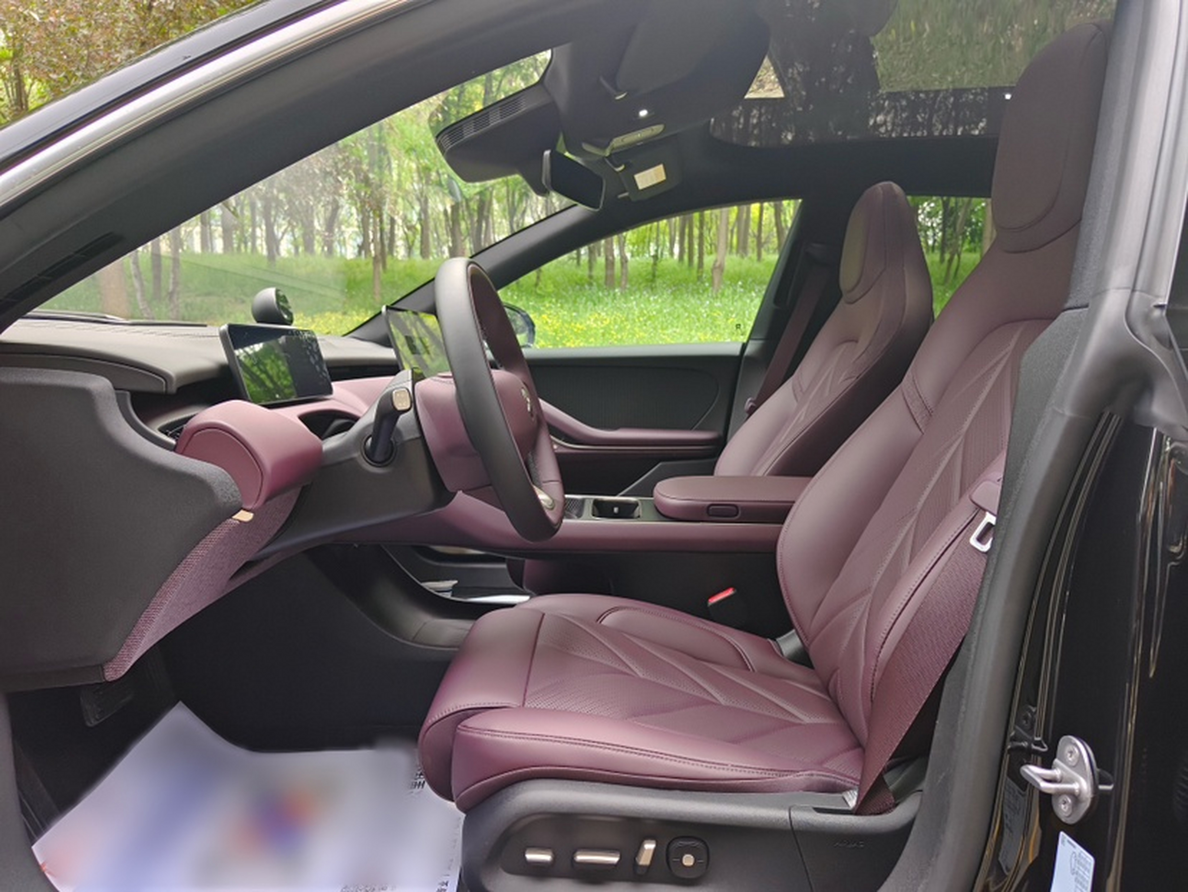 Avant de la voiture