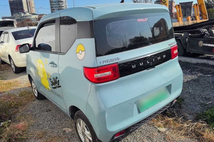 Used Wuling Hongguang MINIEV 2021 Macaron Sandwich Model 120 km Lithium Iron Phosphate Rear Left 45 Deg