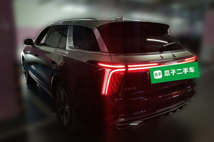 Used Hongqi E-HS9 2021 510 km Range Flagway Edition Six Seats Rear Left 45 Deg
