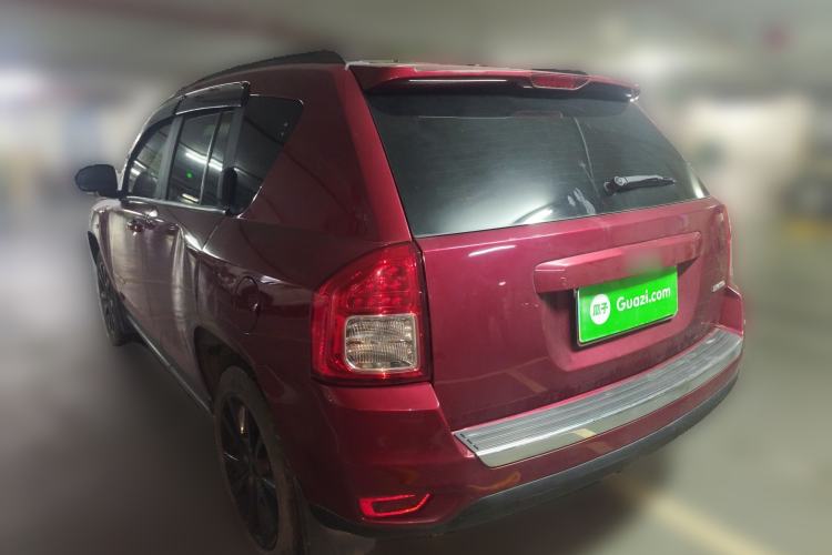 Used Jeep Compass 2013 2.4L Four-wheel Drive Black Edition with Navigation Rear Left 45 Deg