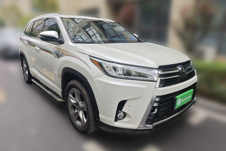 Used Toyota Highlander 2018 2.0T Four-Wheel Drive Prestige Version 7 Seats China V Emission Standard Front Right 45 Deg