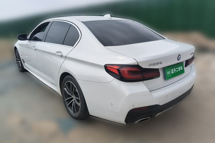 Used BMW 5 Series 2022 525Li M Sport Package Rear Left 45 Deg