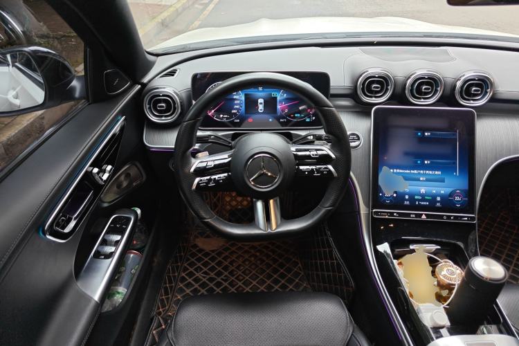 Used Mercedes-Benz C-Class 2022 C 260 L Obsidian Night Sport Edition Steering Wheel