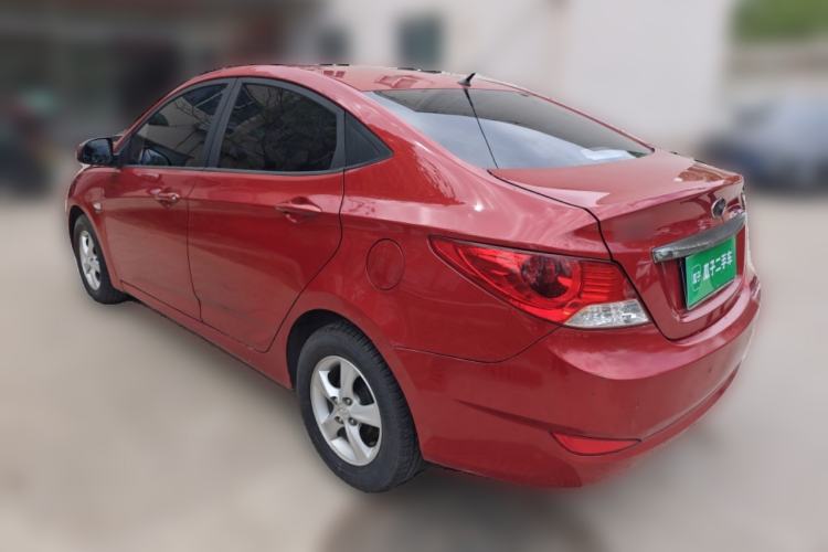 Used Hyundai Verna (older generation) 2010 Sedan 1.4L Automatic Fashionable GT Model Rear Left 45 Deg