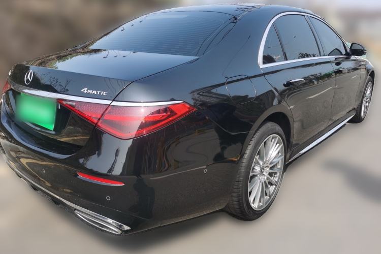 Used Mercedes-Benz S-Class 2021 S 450 L 4MATIC Rear Right 45 Deg