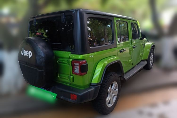Used Jeep Wrangler 2019 2.0T Sahara 4-Door Version China V Standard Rear Right 45 Deg