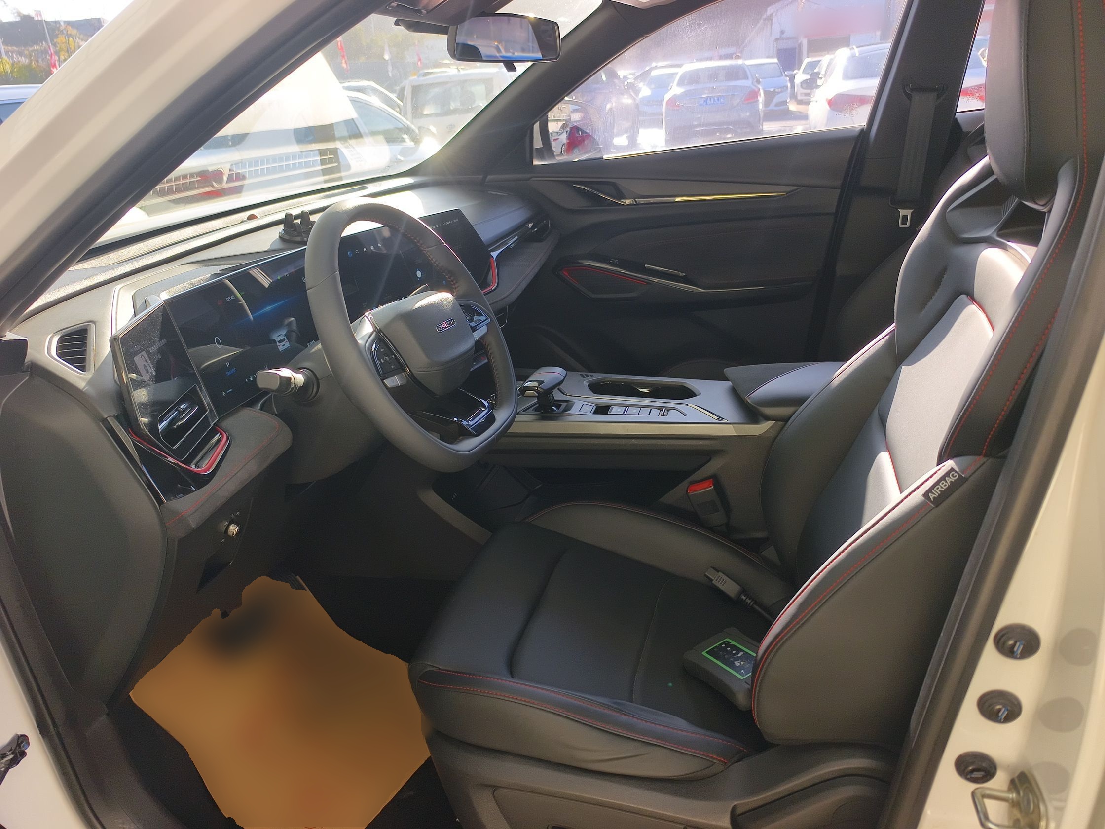 Переднее сиденье в автомобиле