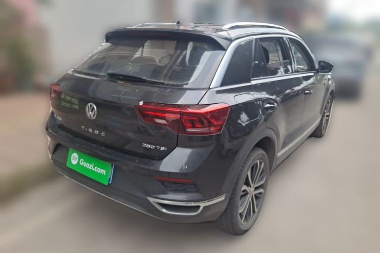 Used Volkswagen T-ROC 2020 280TSI DSG Two-Wheel Drive Comfort Version Rear Right 45 Deg