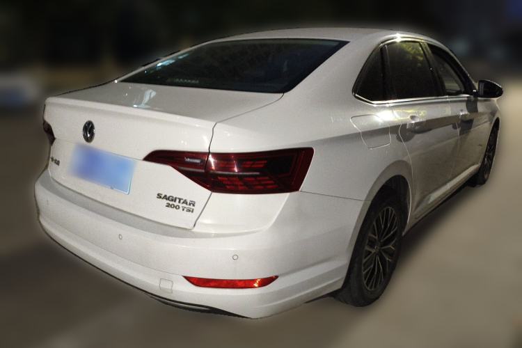 Used Volkswagen Sagitar 2019 200TSI DSG Comfort Version China VI Standard Rear Right 45 Deg