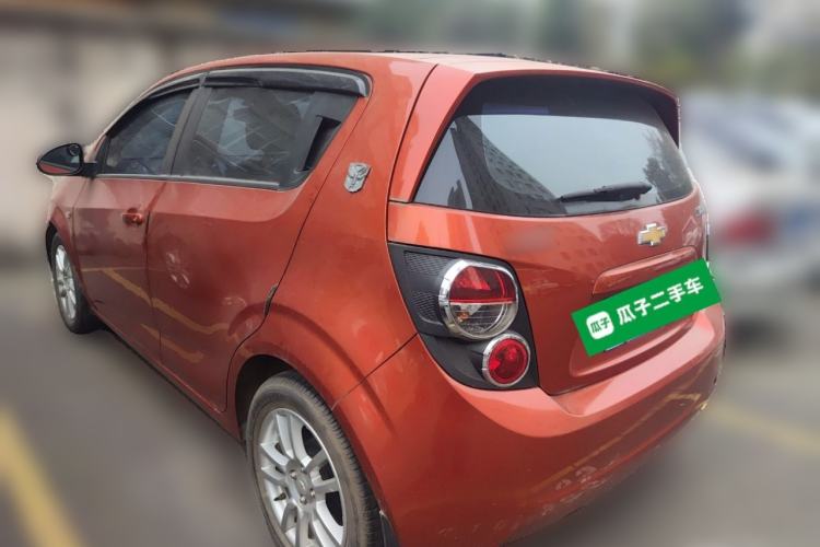 Used Chevrolet Aveo Sonic 2011 Hatchback 1.6L MT SX Rear Left 45 Deg