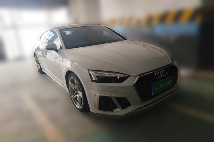 Used Audi A5 2023 Sportback 40 TFSI Fashionable and Dynamic Model Front Right 45 Deg