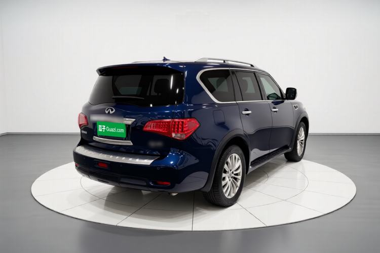 Used Infiniti QX80 2016 5.6L 4WD Rear Right 45 Deg