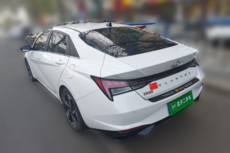 Used Hyundai Elantra 2022 1.5L CVT LUX Prestige Edition Rear Left 45 Deg