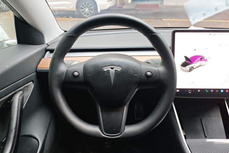 Used Tesla Model 3 2020 Long-Range Rear-Wheel-Drive Version Steering Wheel