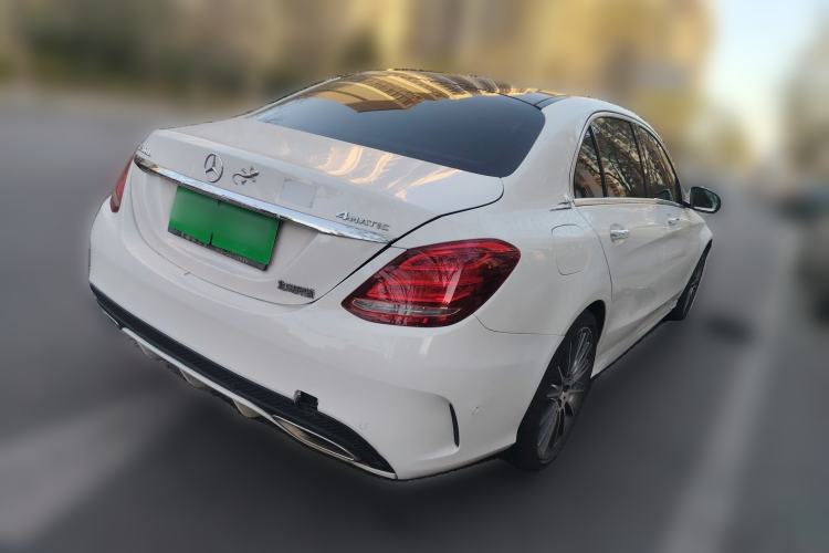 Used Mercedes-Benz C-Class 2016 C 200 L 4MATIC Sport Edition Rear Right 45 Deg