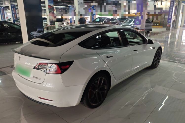 Used Tesla Model 3 2022 Performance High-Performance All-Wheel-Drive Version Rear Right 45 Deg