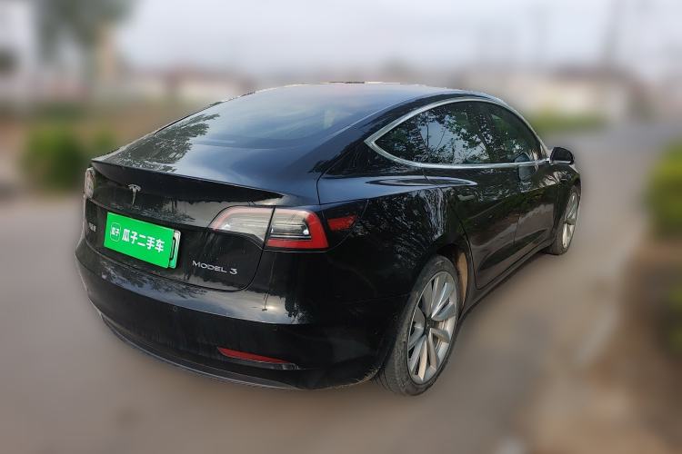 Used Tesla Model 3 2019 Standard Range Rear-Drive Upgraded Version Rear Right 45 Deg