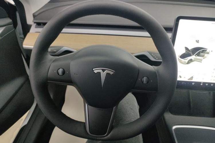 Used Tesla Model 3 2021 Performance High-Performance All-Wheel-Drive Version Steering Wheel