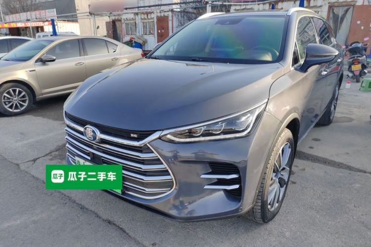 Used BYD Tang New Energy 2018 DM 2.0T All-Wheel Drive Smart Connectivity Luxury Model 7 Seats China V Emission Standard